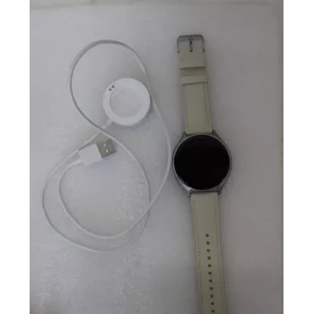 Išpardavimas. Xiaomi Watch 2 Titan pilkas korpusas su balta odiniu dirželiu | Išpardavimas. Xiaomi Watch 2 Titan | Išmanusis laikrodis | GPS (palydovas) | AMOLED | 1,43 colio | NAUDOTAS, ĮBRĖŽIMAI EKRANE A
