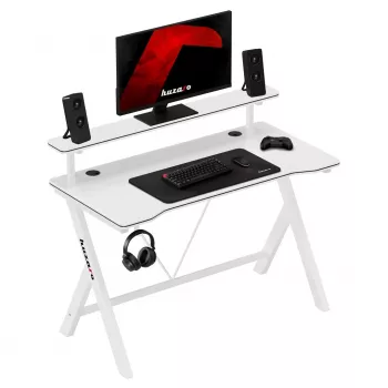 Huzaro Hero 1.9 Baltas Žaidimų Stalas