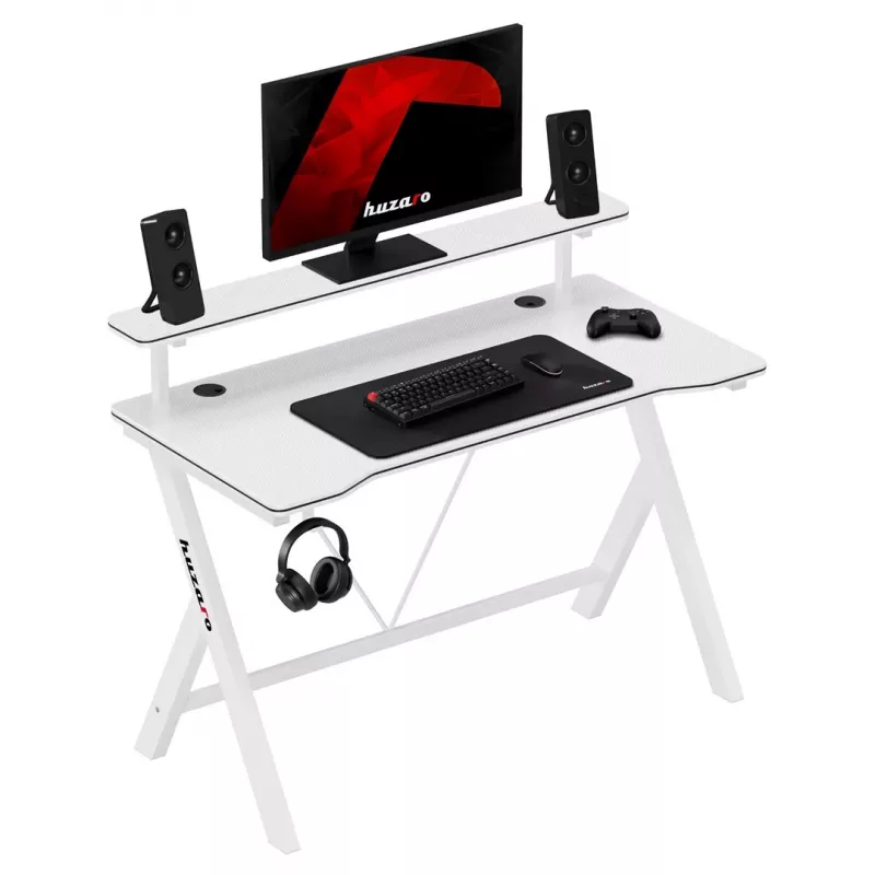 Huzaro Hero 1.9 Baltas Žaidimų Stalas