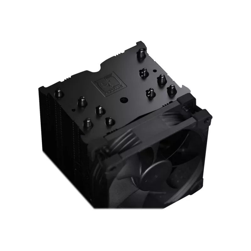Oro aušintuvas CPU Noctua NH-U9S chromax.black — 92 mm ventiliatorius, 5 šilumos vamzdelių, 12 V, SSO guolis, LGA 2066 suderinamas