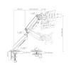 Stalinis monitoriaus laikiklis Sbox LCD-S012-3 (17-32 col./2-9 kg/100x100)