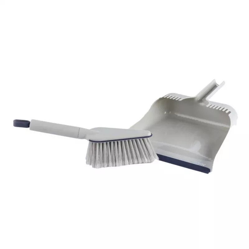 Šluotelės ir samtelio rinkinys Beldray LA032760PEU7 Deep Clean, kompaktiška rankinė šluotelė su kampuotais šereliais ir derantis samtelis