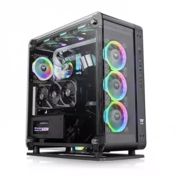 PC korpusas Thermaltake Core P6 Grūdintas Stiklas Midi bokštas Juodas