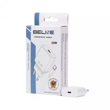 Įkroviklis 25W USB-C + USB-C laidas, baltas