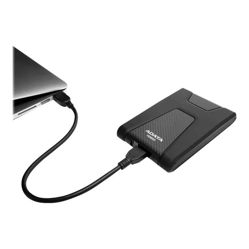 Išorinis kietasis diskas ADATA DashDrive Durable HD650 1 TB 2.5 colio USB 3.2 Gen 1 (3.1 Gen 1) Juodas