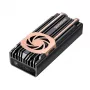 GrauGear G-M2U4-40G-F išorinis M.2 NVMe SSD korpusas, PCIe 4.0, USB4 (USB-C), 40 Gbit/s, aliuminis, su ventiliatoriumi, juodas