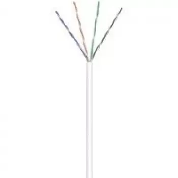 Wentronic CAT 6 U/UTP 100m – Cat6 – U/UTP (UTP) – Baltas – PVC – 24/7 (94964)
