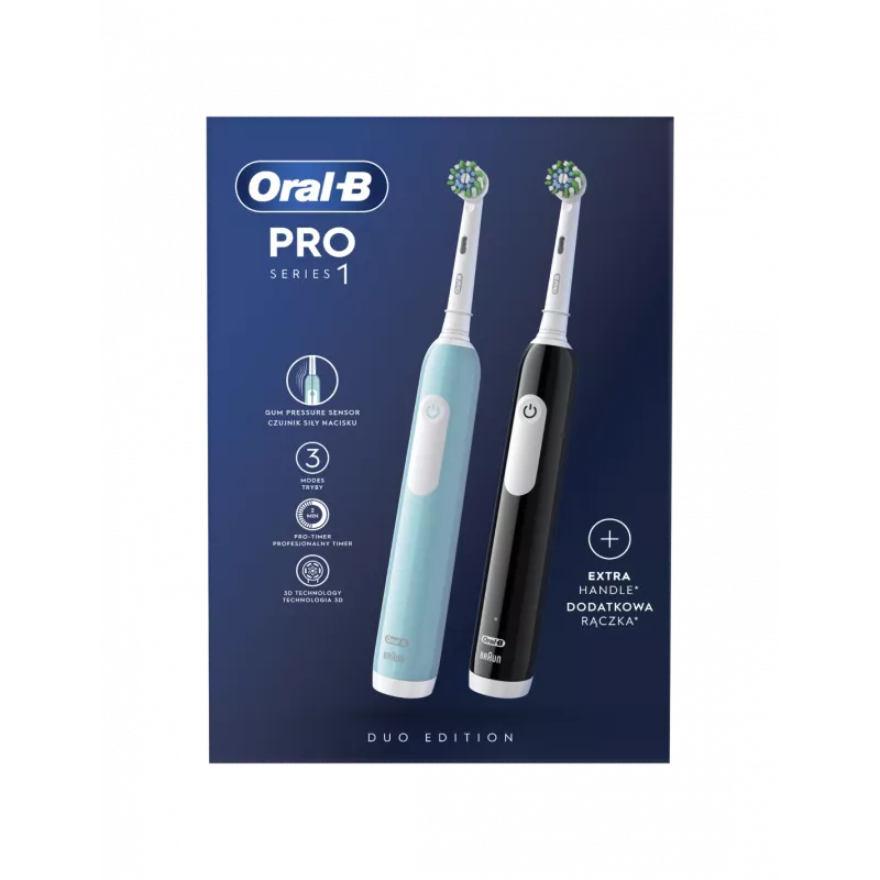 Oral-B PRO1 Duo Paketas elektrinis dantų šepetėlis