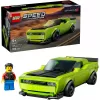 Konstrukcinis automobilis LEGO Speed Champions Dodge Challenger SRT Hellcat 77237 — 390 dalių, 1 minifigūrėlė, nuo 9 metų