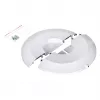 Elektrinis keraminis šildytuvas NOVEEN PTC3000, 2000 W (1200 W min), LED ekranas, laikmatis, nuotolinis valdymas, siūbavimas, baltas