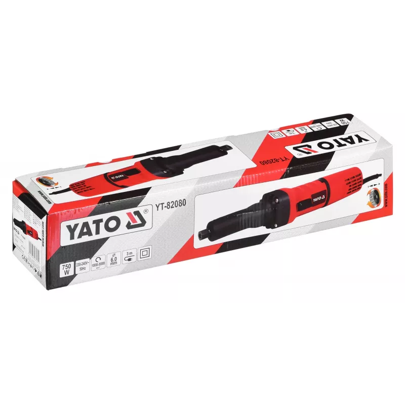 Yato YT-82080 kampinis šlifuoklis 30000 aps./min 750 W 1.8 kg