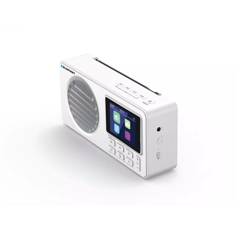 Blaupunkt DR6WH nešiojamas radijo imtuvas, baltas