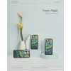 Apsauginis dėklas iKins, skirtas Samsung Galaxy S21+, žvaigždėto nakties juoda