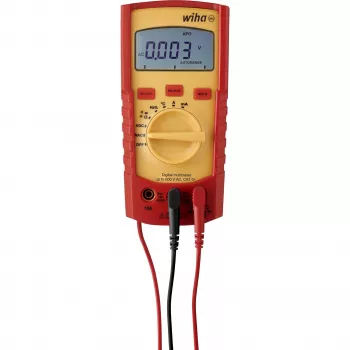 Multimetras Wiha 45218 – skaitmeninis multimetras, iki 600 V kintamosios srovės, CAT IV