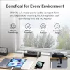 DIGITUS 3-jų lizdų ilginimo blokas su 2×USB-A ir 1×USB-C, 3 AC lizdai (E/F tipas), 1,5 m laidas, juodas