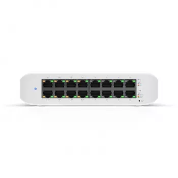 Ubiquiti UniFi Switch Lite 16 PoE L2 Gigabit Ethernet (10/100/1000) maitinimas per Ethernet (PoE) Baltas