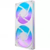 Ventiliatorių blokas NZXT RF-U28HF-W1 140mm 2000 RPM 98.61 CFM baltas