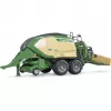 Bruder 02033 Krone Big Pack 1290HDP VC ryšulinė presa, transporto priemonės modelis 1:16, su 2 stačiakampiais ryšuliais, žalia
