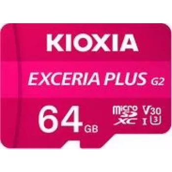 Kioxia EXCERIA PLUS G2 64 GB MicroSDXC UHS-I atminties kortelė