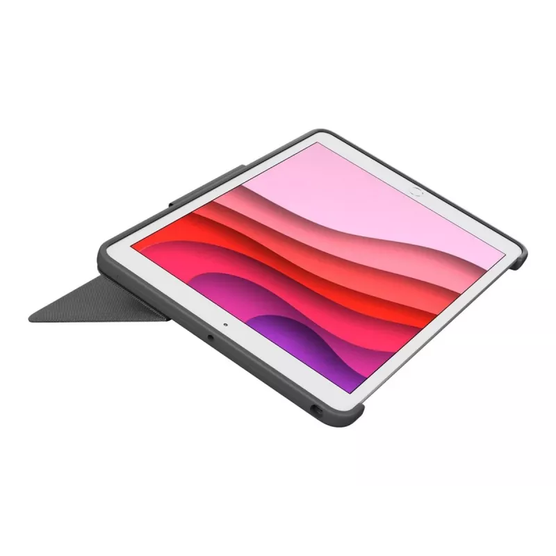 Dėklas Logitech Combo Touch iPad 10-os kartos Oxford Grey