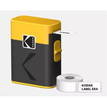 Etikečių spausdintuvas Kodak Label ERA M50 Bluetooth 14 mm lipnioms etiketėms su geltonu ritiniu