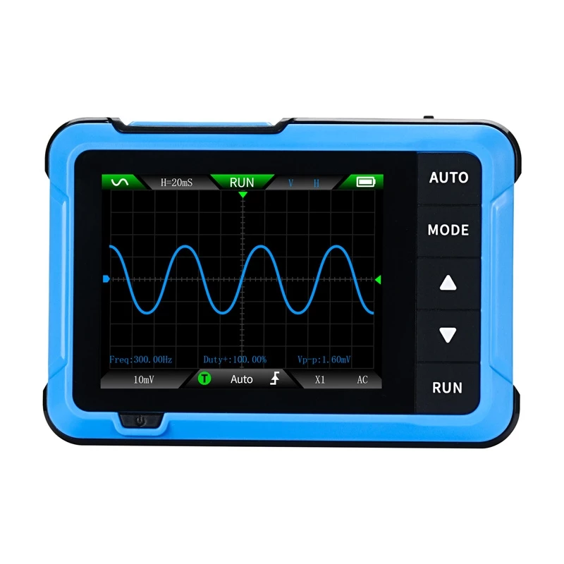 Nešiojamas 2-in-1 mini osciloskopas ir signalų generatorius Fnirsi DSO510 — 10 MHz dažnių juosta, 48 MS/s atranka