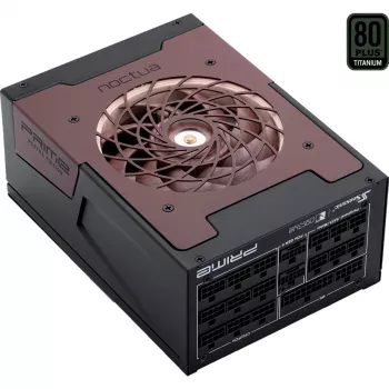 Seasonic Prime TX-1600 Noctua Edition, 1600 W, 80 PLUS Titanium, ATX 3.1, pilnai modulinis, juodas