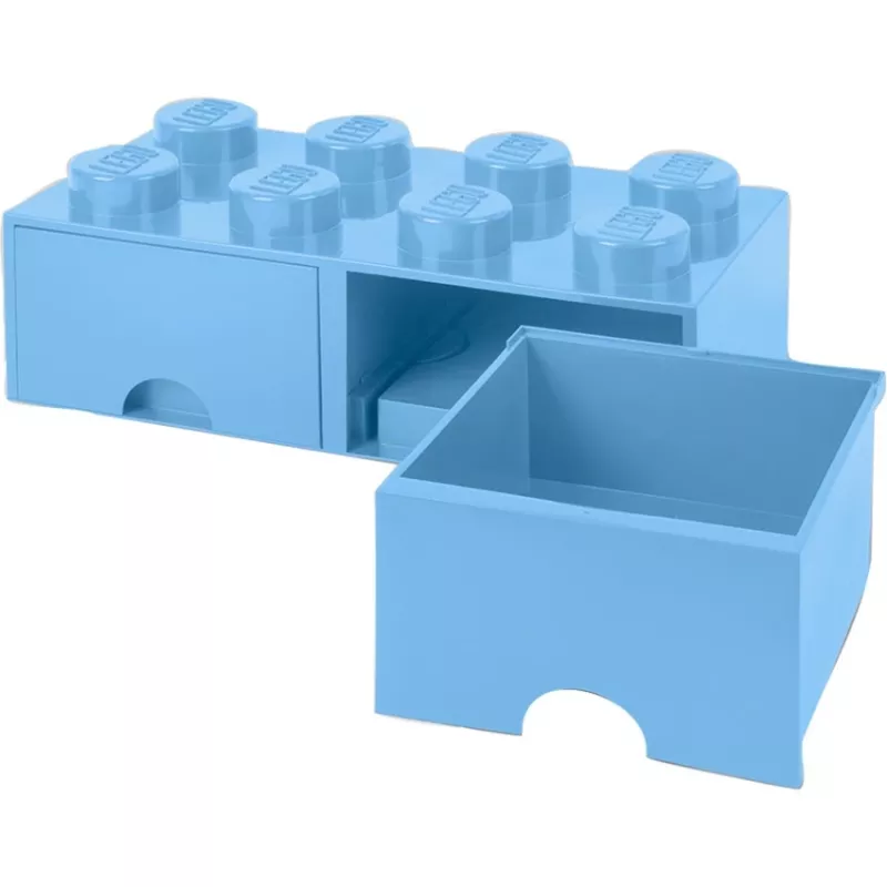 LEGO Drawer Brick Drawer 8 RC40061736 šviesiai mėlyna – laikymo stalčius LEGO kaladėlėms