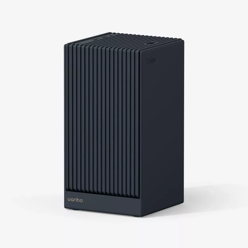 Nešiojamas LCD projektorius WANBO Cube 2 Pro — 500 ANSI liumenų, 1080p (1920x1080), LED, automatinis fokusavimas, Android TV, 1,2:1 priartinimas, 8 W, juodas