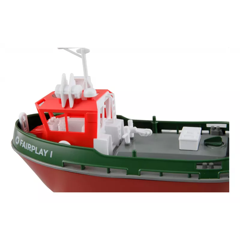Radijo bangomis valdomas laivas Amewi Fairplay I 1:72 RTR, žalias, 2,4 GHz