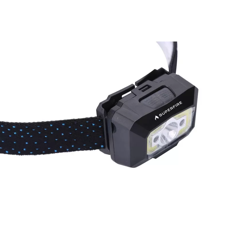Superfire X30 priekinė lemputė, 340 lm, USB, 5 režimai, 130 m