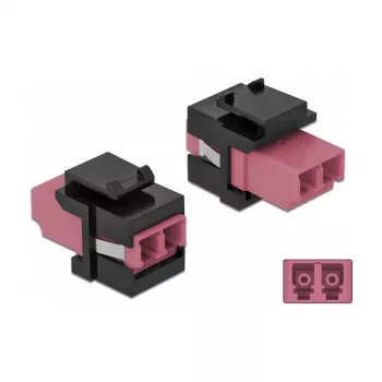 Keystone modulis LC Duplex moteriška į moterišką DeLOCK