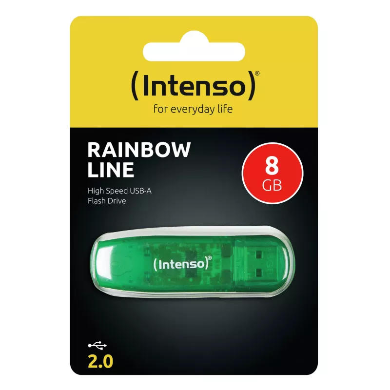 INTENSO 8GB USB 2.0 atmintukas žalias 3502460