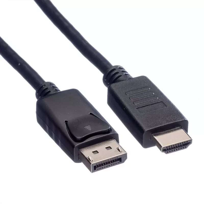 ROLINE vaizdo / garso kabelis DisplayPort – HDMI, 32 AWG, 3 m, ekranuotas, juodas (11.04.5782)