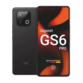 Gigaset Smartphone GS6 PRO – 16,9 cm (6,67 inch) OLED, 128 GB, 5G, Dual-SIM, Juoda