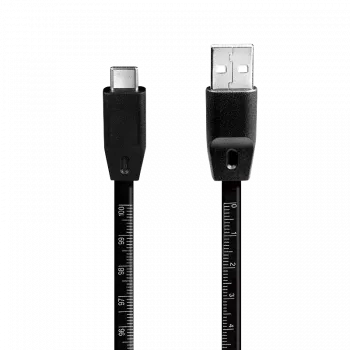 LogiLink USB kabelis – USB (M) į 24 kontaktų USB-C (M) – USB 2.0 – 5 V – 3 A – 1 m – Juodas
