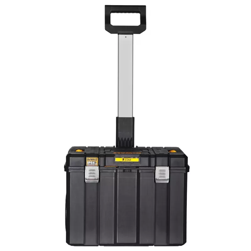 Dėžė įrankiams DeWalt DWST83347-1 polikarbonatinė, IP54, 512×435×635 mm, 50 kg talpa, ratai, teleskopinis ranktūris