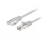 Lanberg PCF6-20CC-0050-S Cat.6 F/UTP LAN laidas, 0,5 m, pilkos spalvos, 10 vnt.