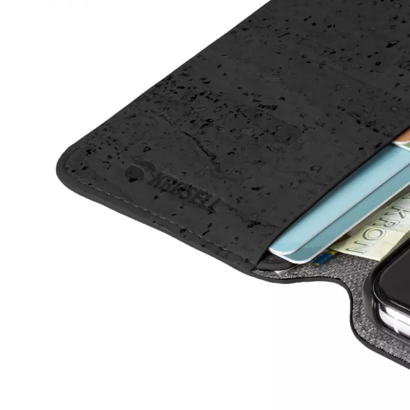 Krusell Birka 61806 PhoneWallet dėklas-piniginė, skirtas Apple iPhone 11 Pro Max, 16,5 cm (6,5 colio), juodas