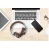Muse M-278 BT belaidės ausinės, ant ausų, lankeliu, Micro-USB, Bluetooth, ruda, sidabrinė