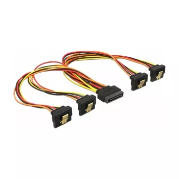 Vidinis maitinimo kabelis DeLOCK 60167 0,3 m SATA 15-pin į 4 x SATA 15-pin