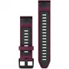 Silicininis laikrodžio dirželis GARMIN Quickfit 010-13391-04, 20 mm, Graphite/Red
