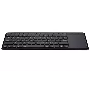 Belaidė RF klaviatūra TRACER TRAKLA46367 – Pilno dydžio, membraninė, su touchpad, 2.4 GHz, juoda