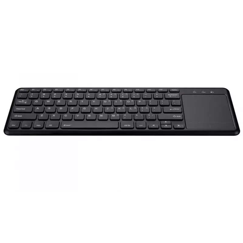 Belaidė RF klaviatūra TRACER TRAKLA46367 – Pilno dydžio, membraninė, su touchpad, 2.4 GHz, juoda