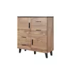 Cama sideboard LOTTA 110 2D4S wotan oak/mat Juoda