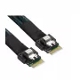Supermicro Breakout Cable CBL-MCIO-1275S4Y MCIO x8 (STR) į 2x SlimSAS x4 (STR) SFF8654 75/75cm