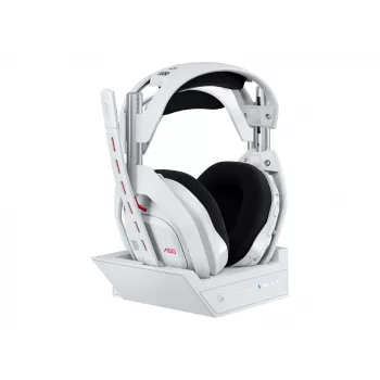 LOGITECH A50 Lightspeed belaidės ausinės su stotimi WHITE EMEA28-9