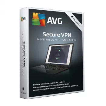 AVG Secure VPN licencija (1 įrenginys, 1 metai)