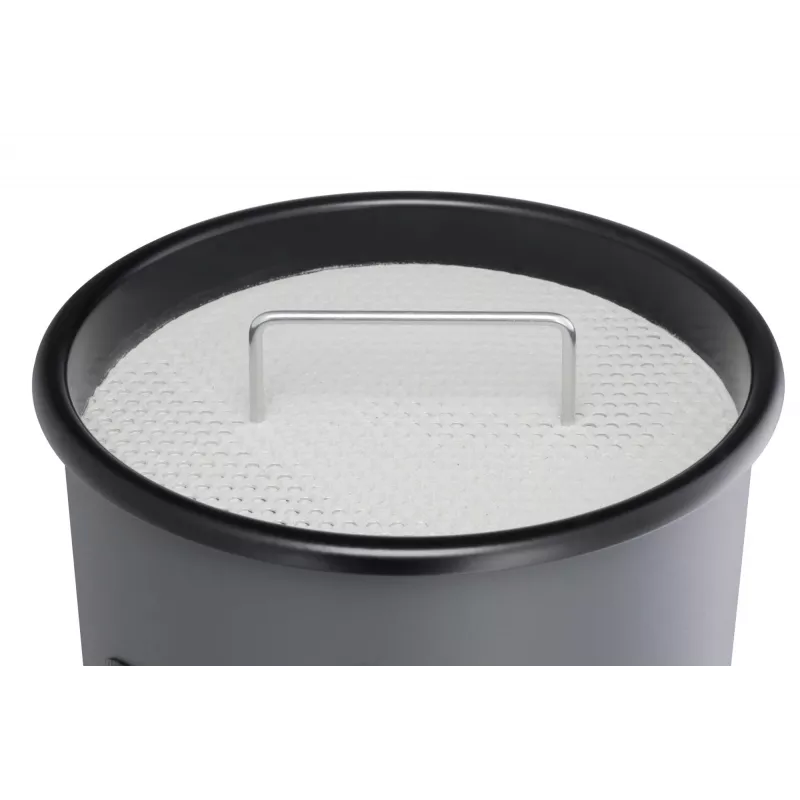 Durable metalinė šiukšliadėžė su pelenine – apvali – 17 l