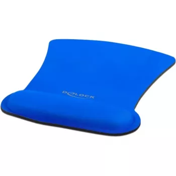 Delock Ergonomisches Mauspad mit Handballenauflage blau 255 x 207 mm (12699)